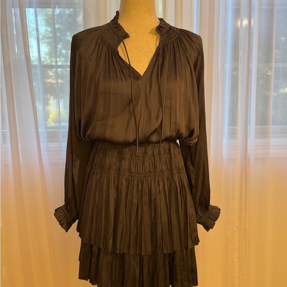 The Reset Long Sleeve Dress in Black